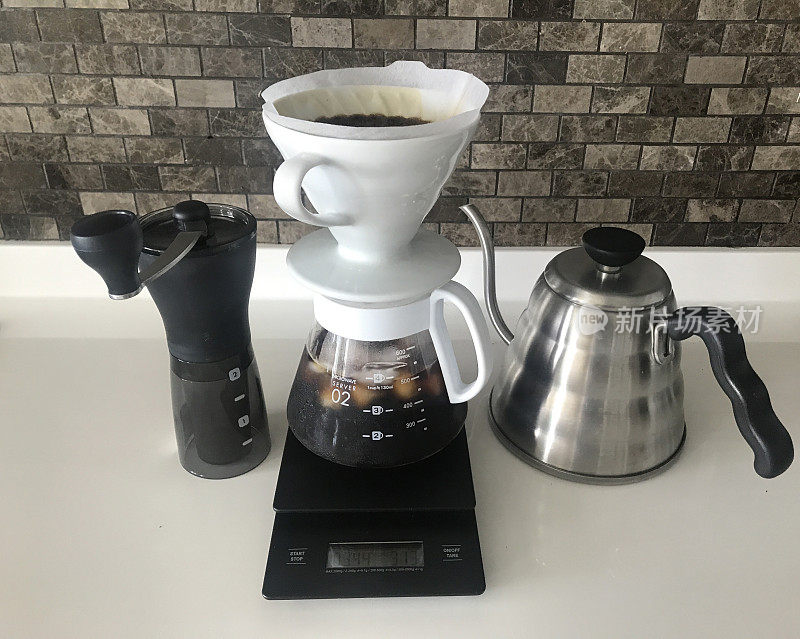 用Hario V60制作冷萃咖啡